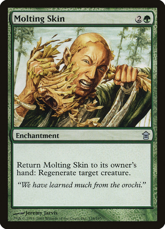 Molting Skin [Saviors of Kamigawa] MTG Single Magic: The Gathering    | Red Claw Gaming