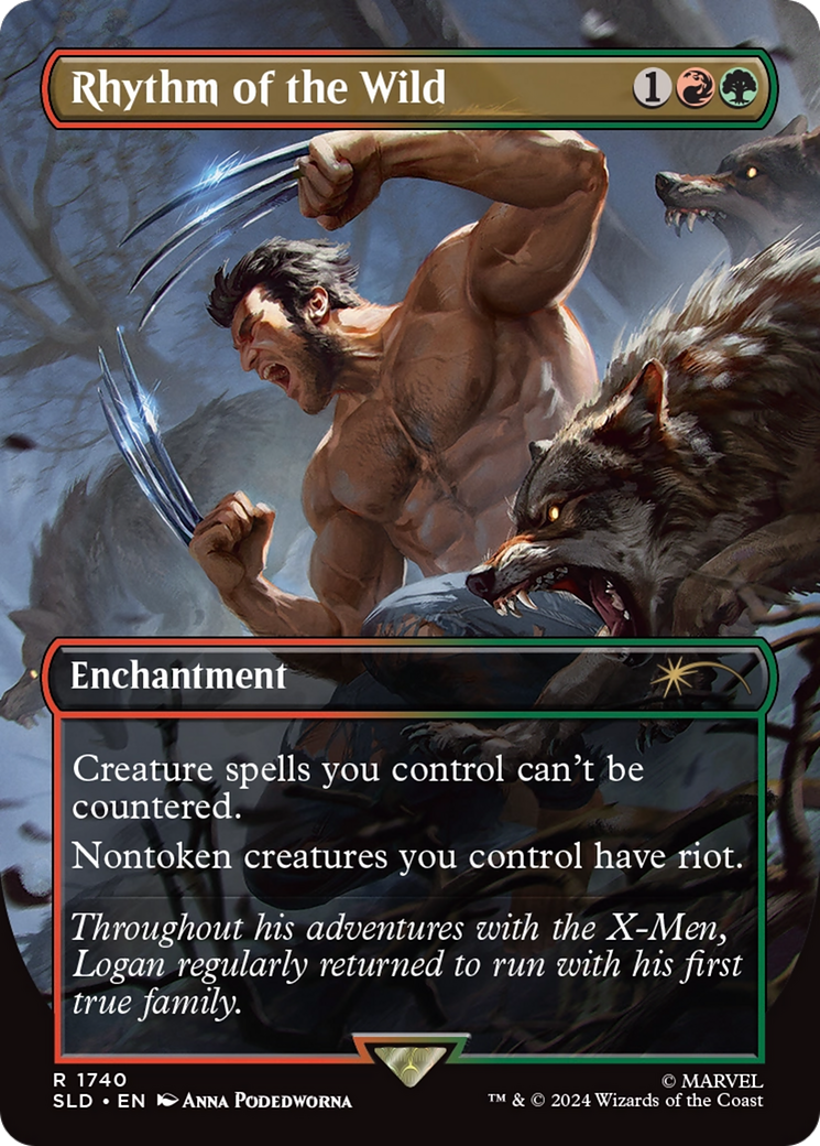Rhythm of the Wild (Rainbow Foil) [Secret Lair Drop Series] MTG Single Magic: The Gathering | Red Claw Gaming