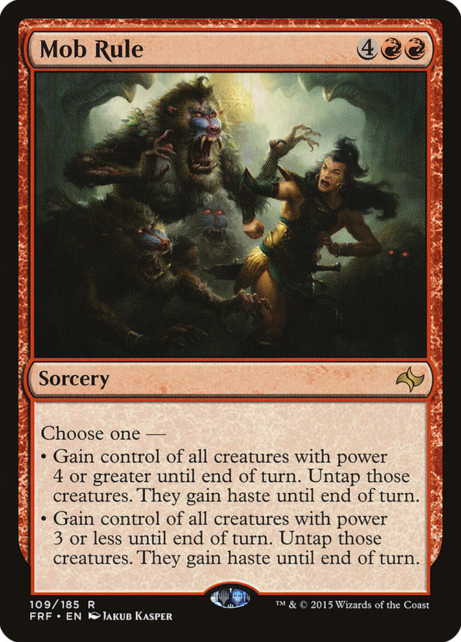 Mob Rule [Fate Reforged] MTG Single Magic: The Gathering | Red Claw Gaming