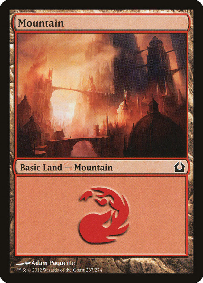 Mountain (267) [Return to Ravnica] MTG Single Magic: The Gathering | Red Claw Gaming