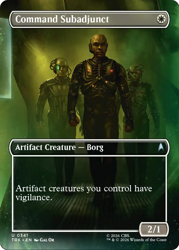 Command Subadjunct (Borderless) [Star Trek] | Red Claw Gaming