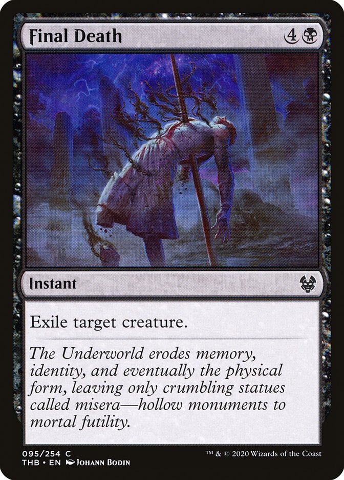 Final Death [Theros Beyond Death] MTG Single Magic: The Gathering | Red Claw Gaming