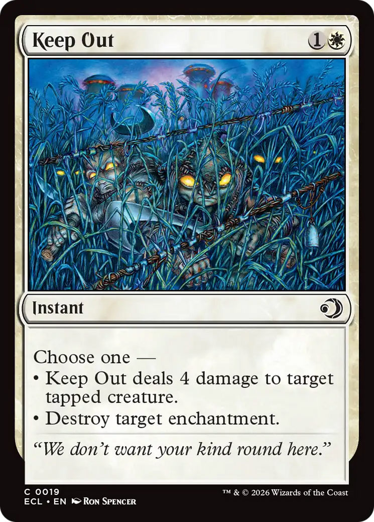 Keep Out [Lorwyn Eclipsed] MTG Single Magic: The Gathering | Red Claw Gaming