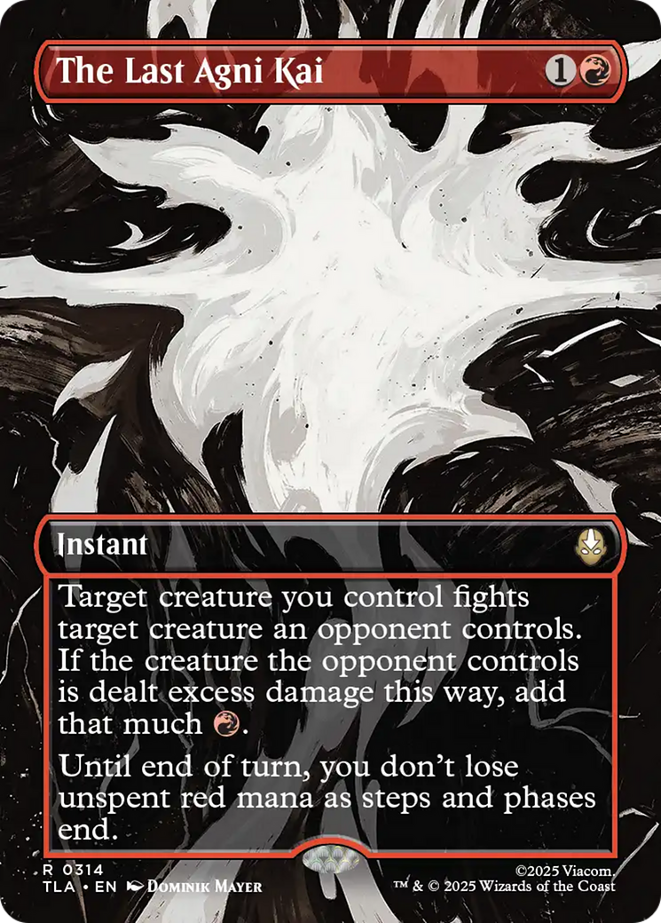 The Last Agni Kai (Borderless) [Avatar: The Last Airbender] MTG Single Magic: The Gathering | Red Claw Gaming