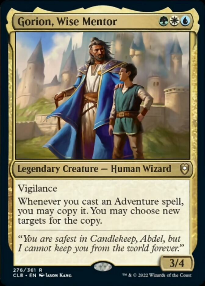 Gorion, Wise Mentor [Commander Legends: Battle for Baldur's Gate] MTG Single Magic: The Gathering | Red Claw Gaming