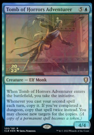 Tomb of Horrors Adventurer [Commander Legends: Battle for Baldur's Gate Prerelease Promos] MTG Single Magic: The Gathering | Red Claw Gaming