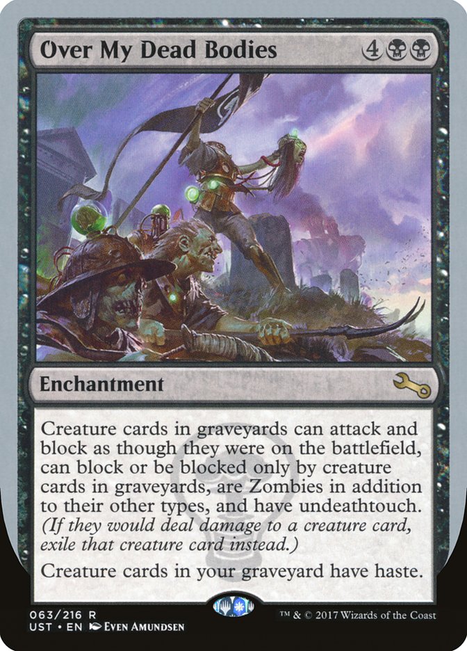 Over My Dead Bodies [Unstable] MTG Single Magic: The Gathering | Red Claw Gaming
