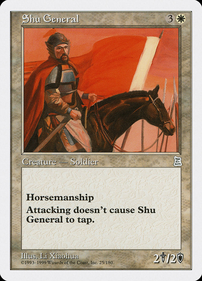 Shu General [Portal Three Kingdoms] MTG Single Magic: The Gathering | Red Claw Gaming