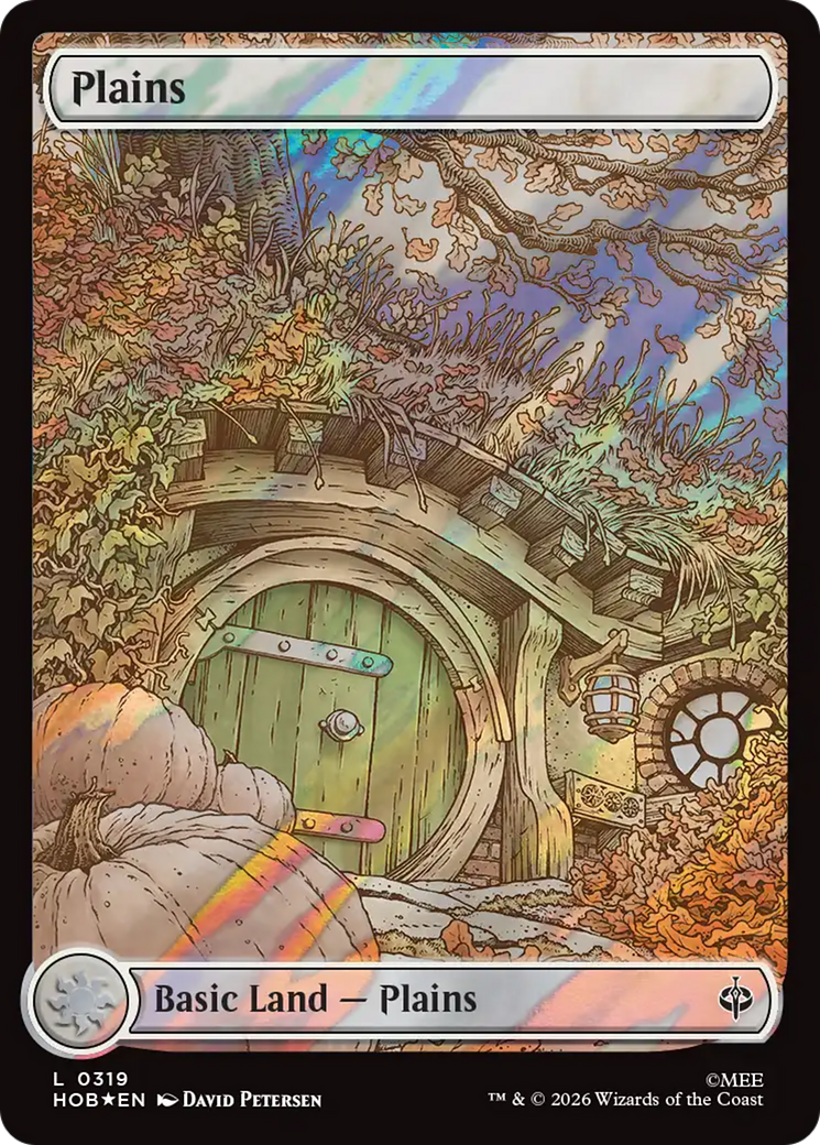 Plains (0319) (Surge Foil) [The Hobbit] MTG Single Magic: The Gathering | Red Claw Gaming