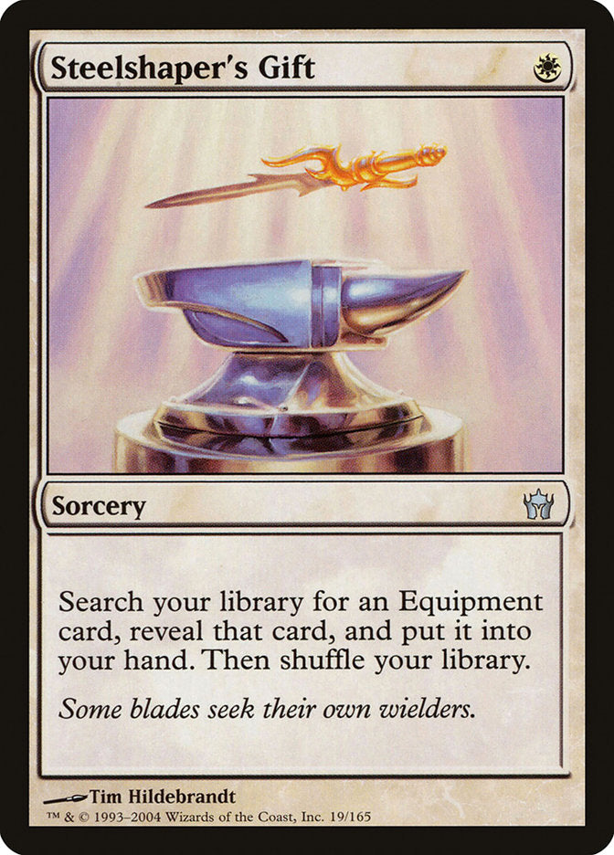 Steelshaper's Gift [Fifth Dawn] MTG Single Magic: The Gathering | Red Claw Gaming