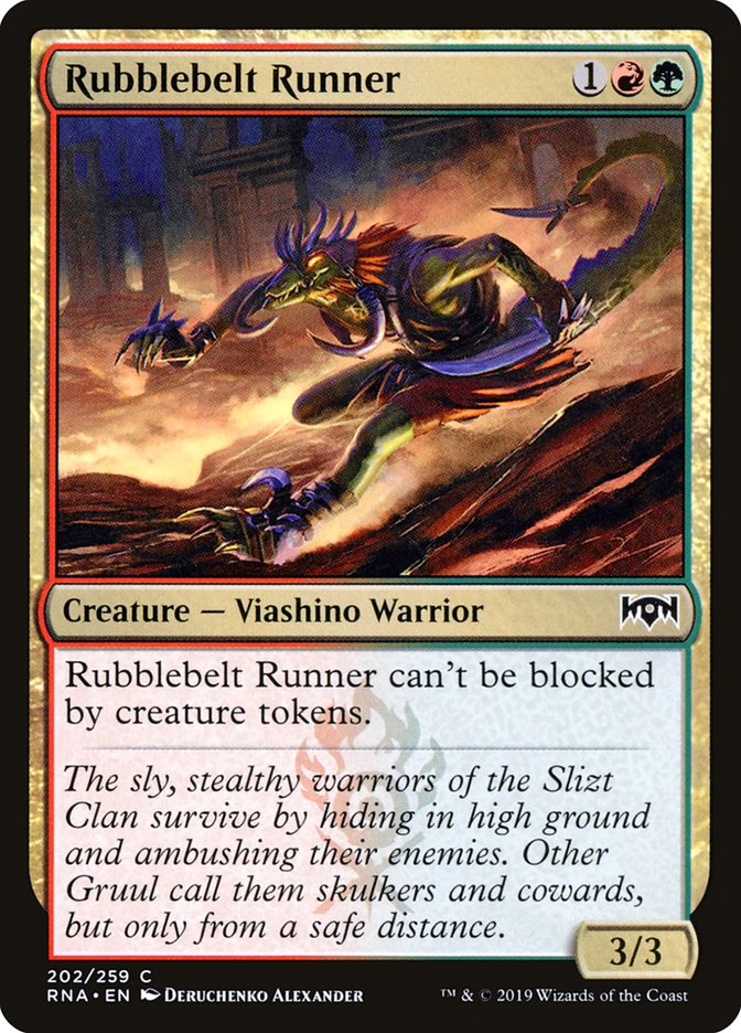 Rubblebelt Runner [Ravnica Allegiance] MTG Single Magic: The Gathering | Red Claw Gaming