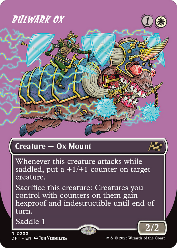 Bulwark Ox (Borderless) [Aetherdrift] MTG Single Magic: The Gathering | Red Claw Gaming
