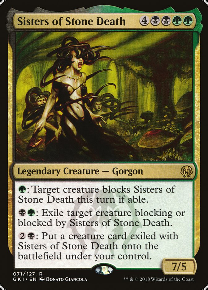 Sisters of Stone Death [Guilds of Ravnica Guild Kit] MTG Single Magic: The Gathering | Red Claw Gaming