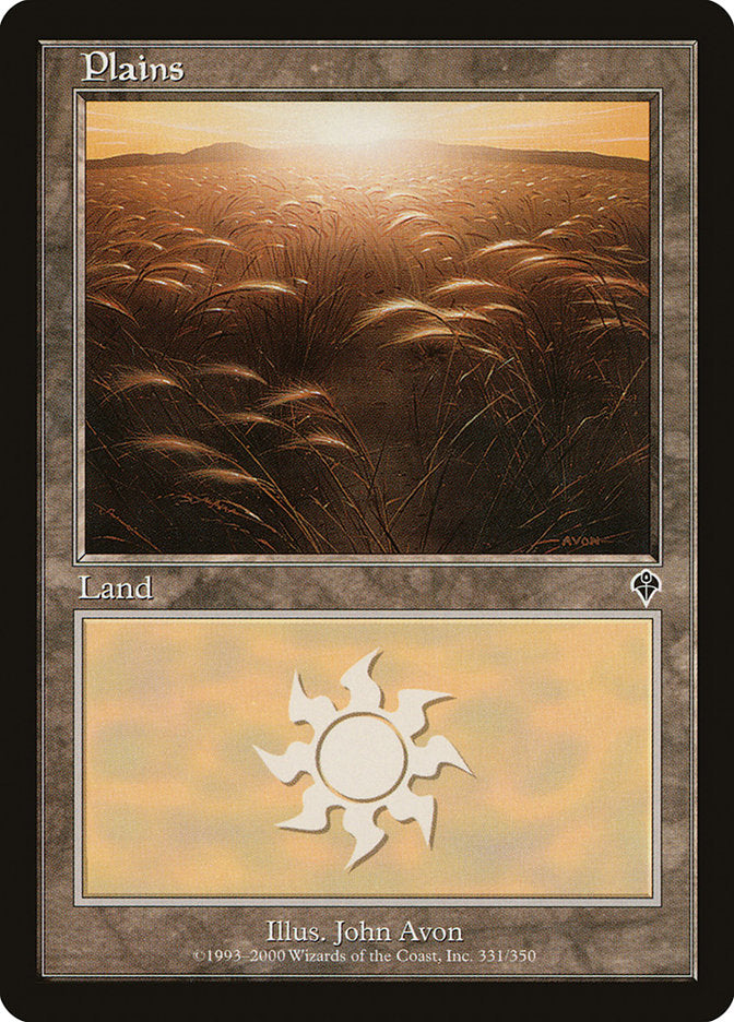 Plains (331) [Invasion] MTG Single Magic: The Gathering | Red Claw Gaming