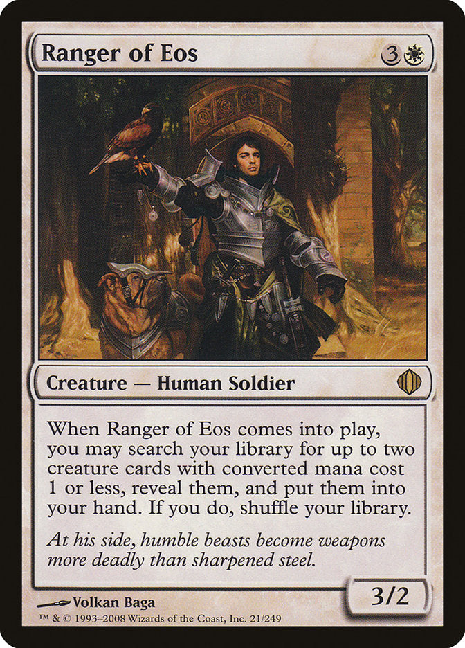 Ranger of Eos [Shards of Alara] MTG Single Magic: The Gathering | Red Claw Gaming