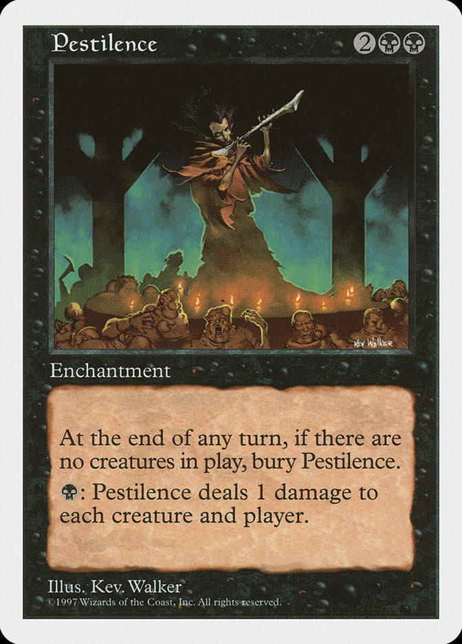 Pestilence [Fifth Edition] MTG Single Magic: The Gathering | Red Claw Gaming