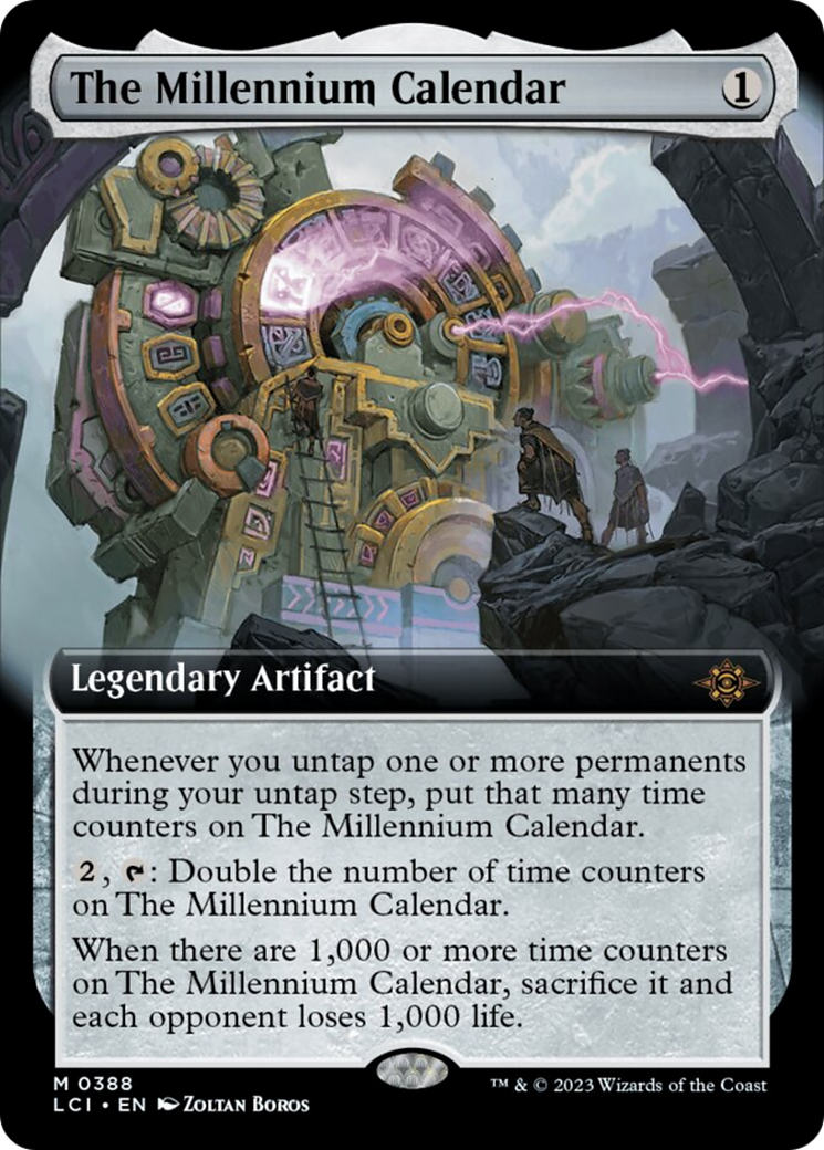 The Millennium Calendar (Extended Art) [The Lost Caverns of Ixalan] MTG Single Magic: The Gathering    | Red Claw Gaming