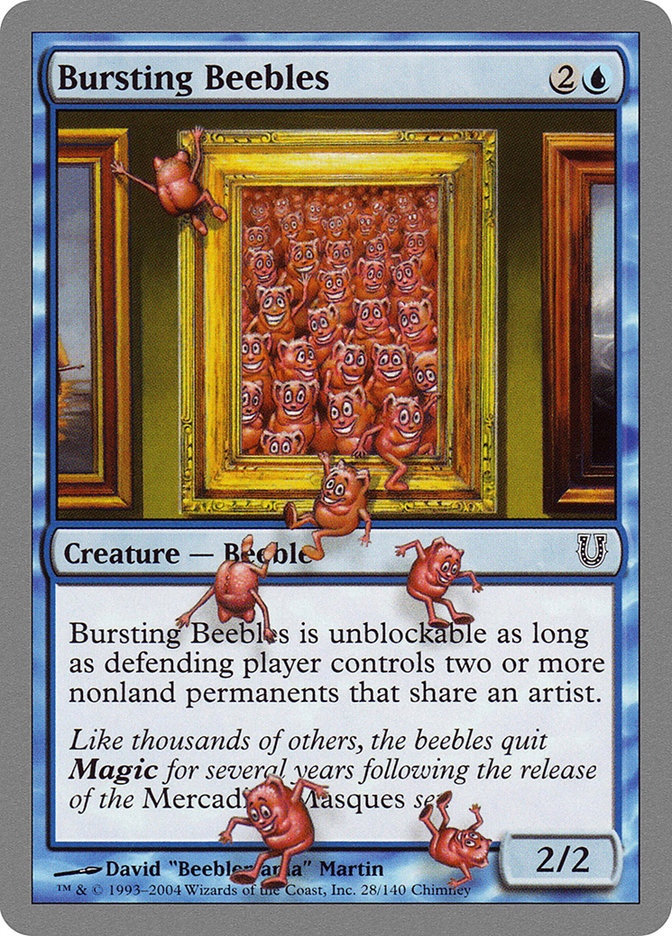 Bursting Beebles [Unhinged] MTG Single Magic: The Gathering | Red Claw Gaming