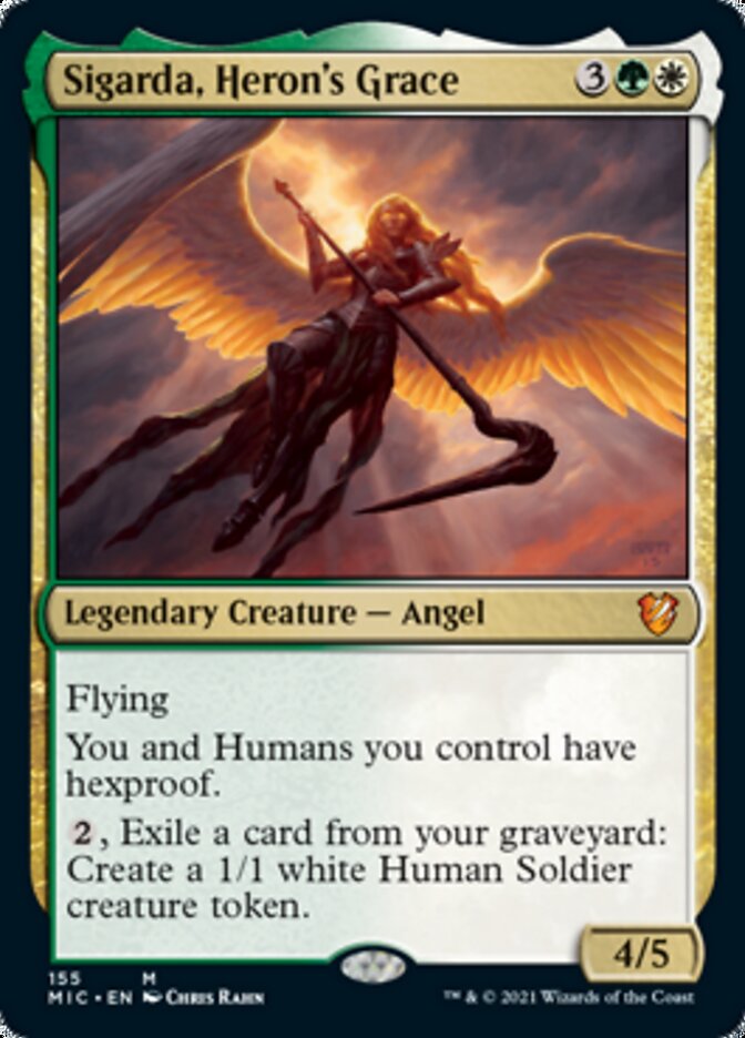 Sigarda, Heron's Grace [Innistrad: Midnight Hunt Commander] MTG Single Magic: The Gathering | Red Claw Gaming
