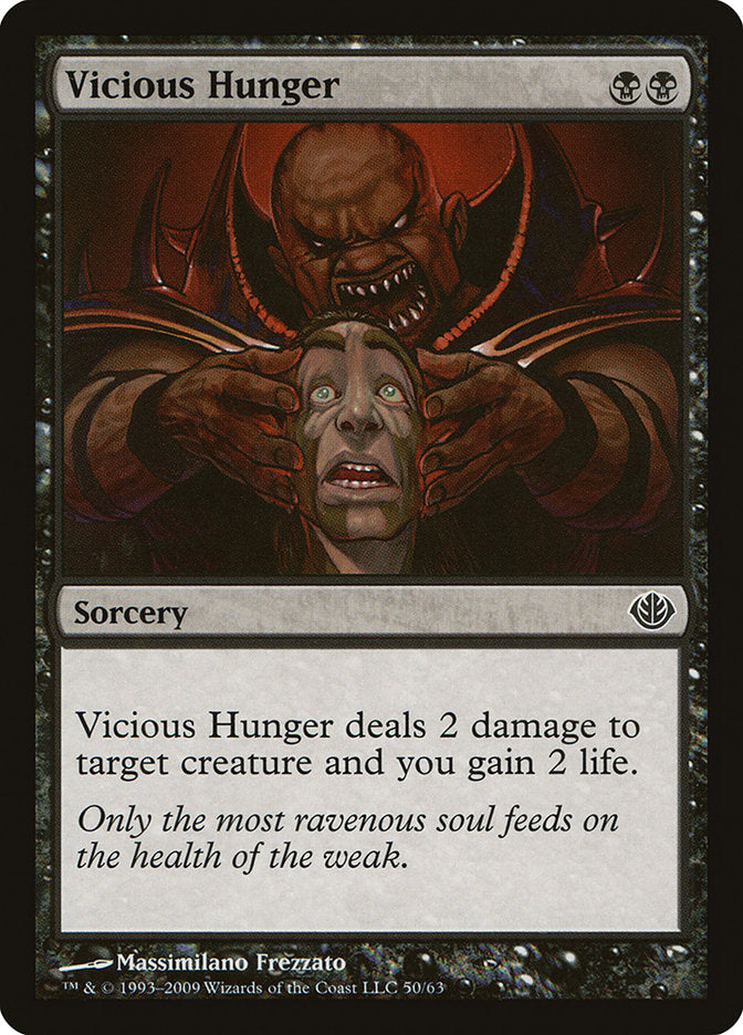 Vicious Hunger [Duel Decks: Garruk vs. Liliana] MTG Single Magic: The Gathering | Red Claw Gaming