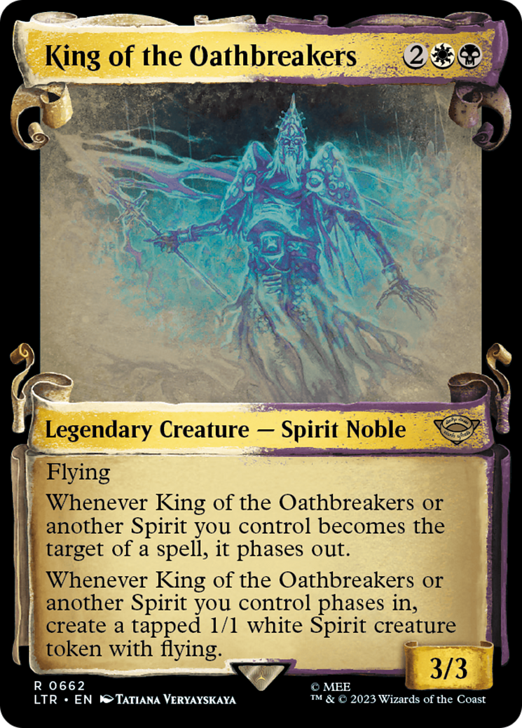 King of the Oathbreakers [The Lord of the Rings: Tales of Middle-Earth Showcase Scrolls] MTG Single Magic: The Gathering | Red Claw Gaming