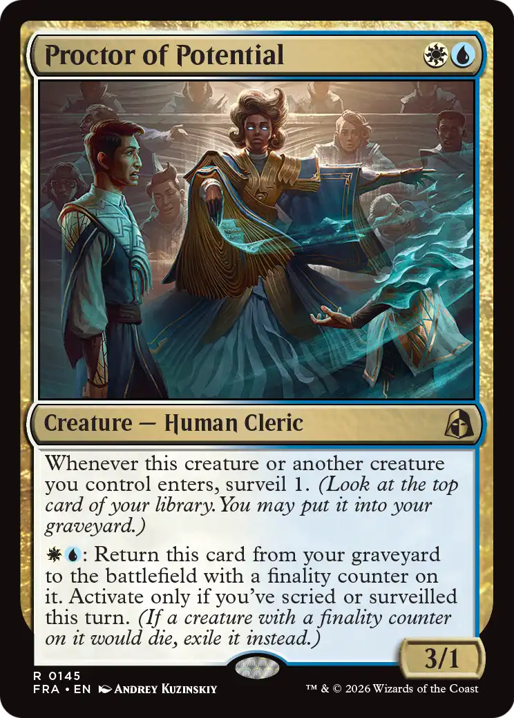 Proctor of Potential [Reality Fracture] MTG Single Magic: The Gathering | Red Claw Gaming