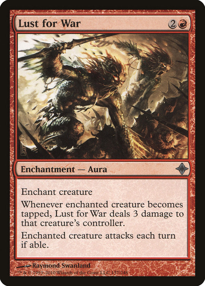 Lust for War [Rise of the Eldrazi] MTG Single Magic: The Gathering | Red Claw Gaming
