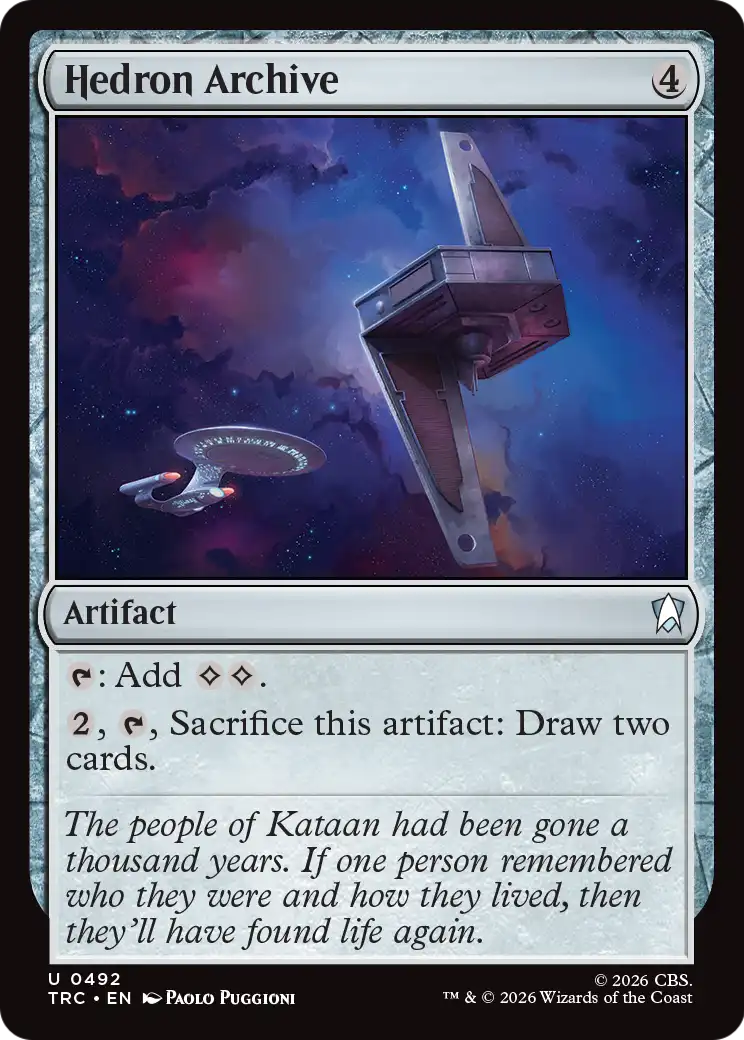 Hedron Archive [Star Trek Commander] MTG Single Magic: The Gathering | Red Claw Gaming