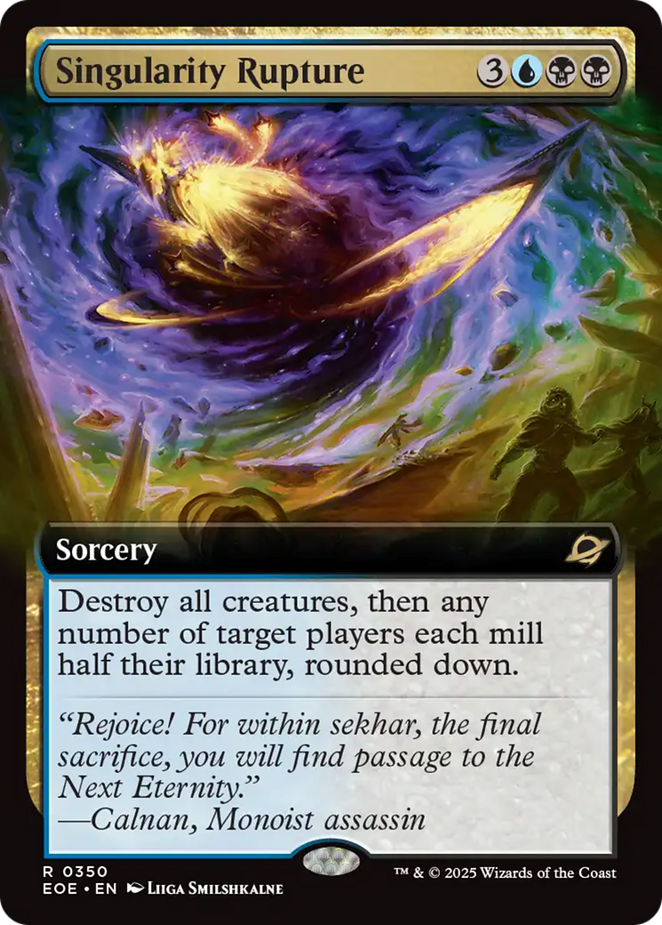 Singularity Rupture (Extended Art) [Edge of Eternities] MTG Single Magic: The Gathering | Red Claw Gaming