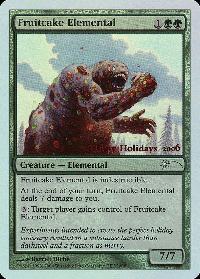 Fruitcake Elemental [Happy Holidays] MTG Single Magic: The Gathering | Red Claw Gaming