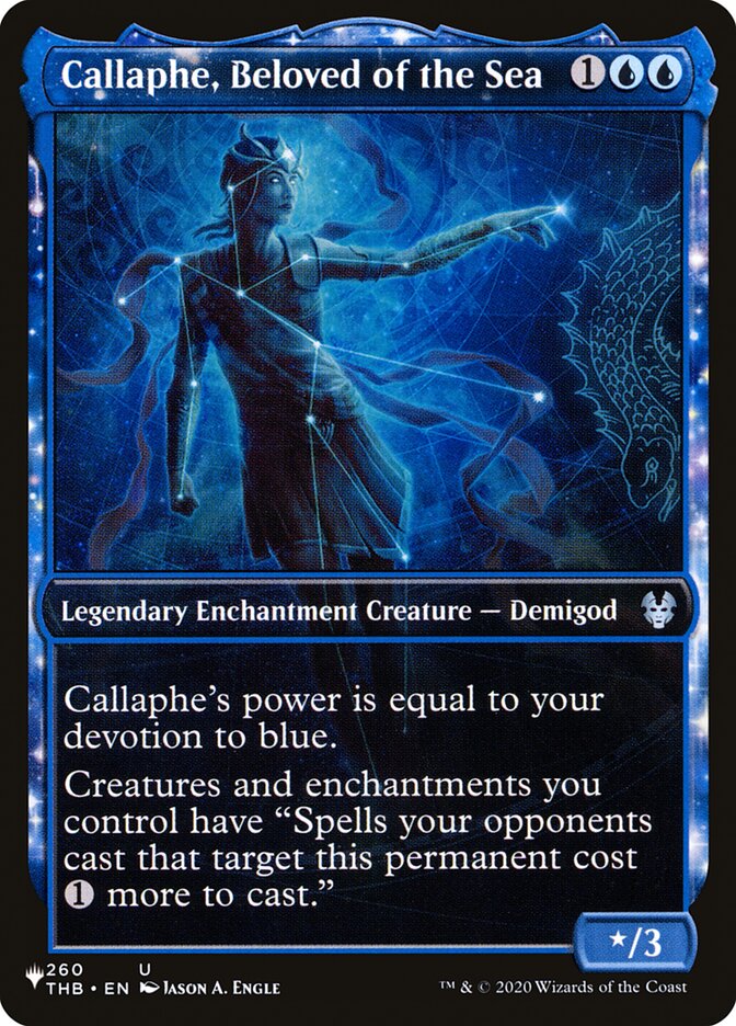 Callaphe, Beloved of the Sea (Showcase) [The List] MTG Single Magic: The Gathering | Red Claw Gaming