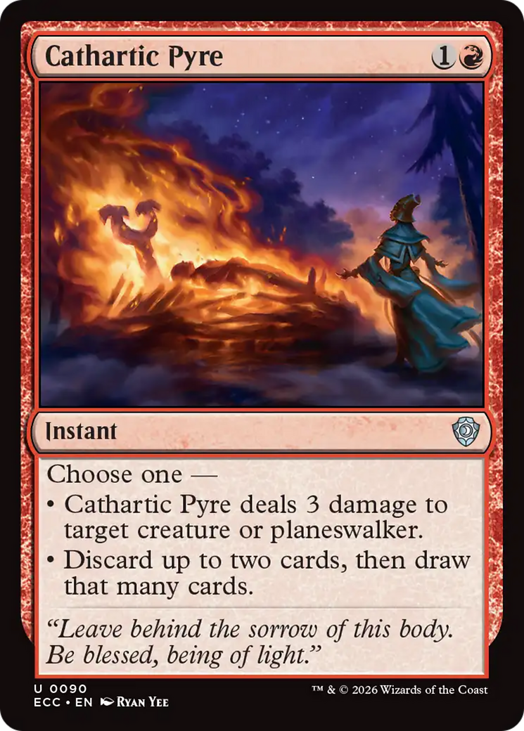 Cathartic Pyre [Lorwyn Eclipsed Commander] MTG Single Magic: The Gathering | Red Claw Gaming