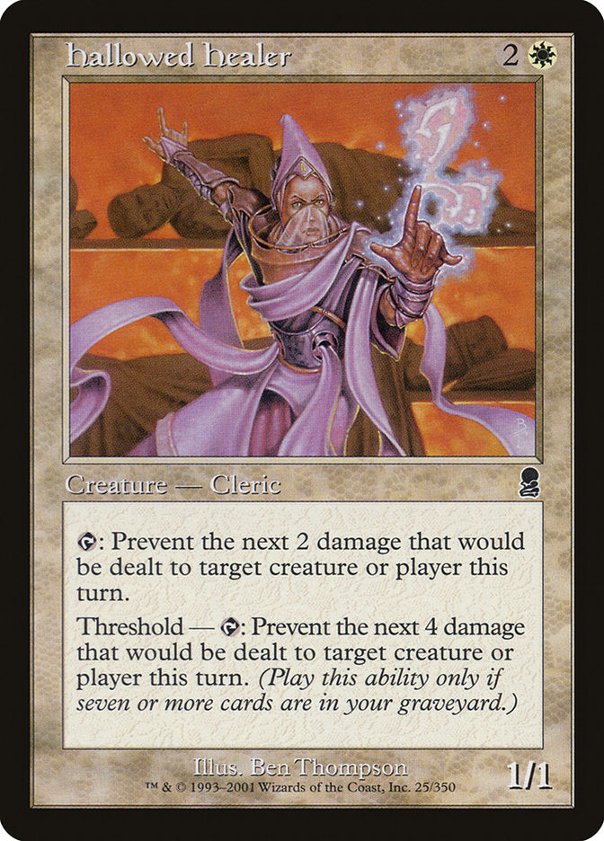 Hallowed Healer [Odyssey] MTG Single Magic: The Gathering | Red Claw Gaming