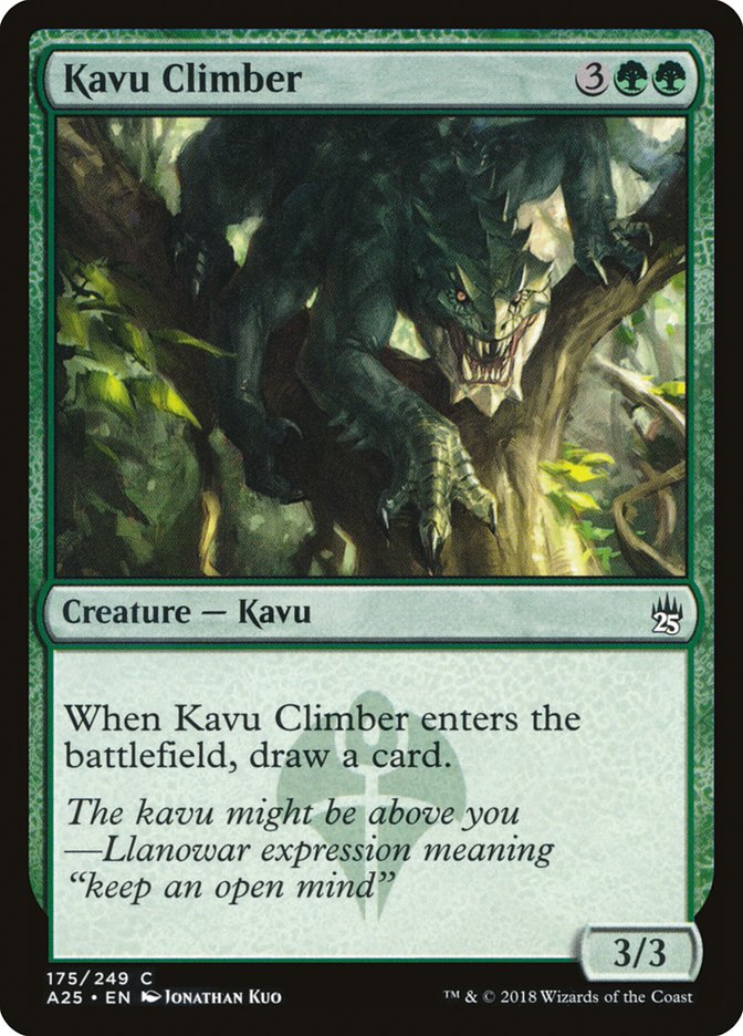 Kavu Climber [Masters 25] MTG Single Magic: The Gathering | Red Claw Gaming