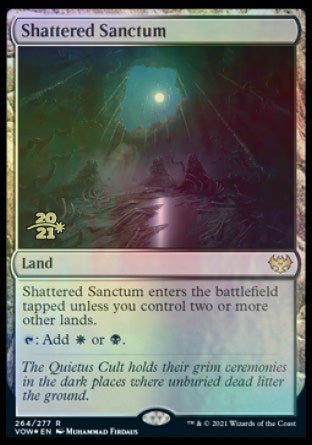 Shattered Sanctum [Innistrad: Crimson Vow Prerelease Promos] MTG Single Magic: The Gathering | Red Claw Gaming