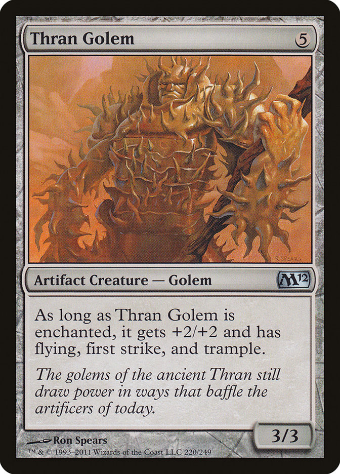 Thran Golem [Magic 2012] MTG Single Magic: The Gathering | Red Claw Gaming