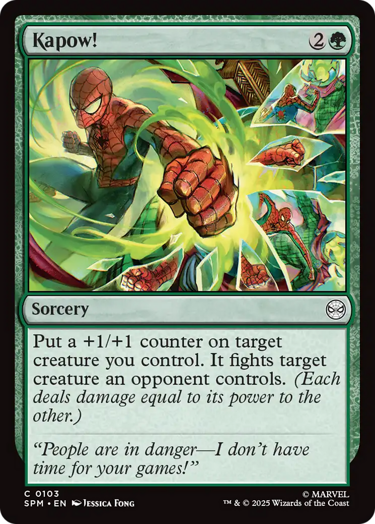 Kapow! [Marvel's Spider-Man] MTG Single Magic: The Gathering | Red Claw Gaming