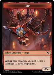 Thopter (0020) // Imp Double-Sided Token [Murders at Karlov Manor Tokens] MTG Single Magic: The Gathering | Red Claw Gaming