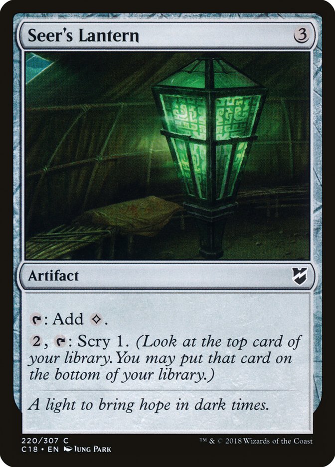 Seer's Lantern [Commander 2018] MTG Single Magic: The Gathering | Red Claw Gaming