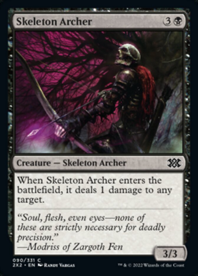 Skeleton Archer [Double Masters 2022] MTG Single Magic: The Gathering    | Red Claw Gaming