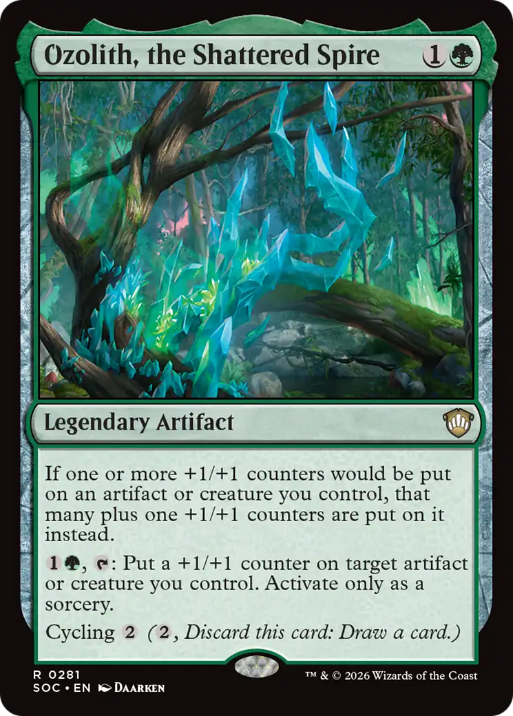 Ozolith, the Shattered Spire [Secrets of Strixhaven Commander] MTG Single Magic: The Gathering | Red Claw Gaming