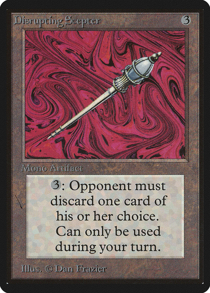 Disrupting Scepter [Beta Edition] MTG Single Magic: The Gathering | Red Claw Gaming