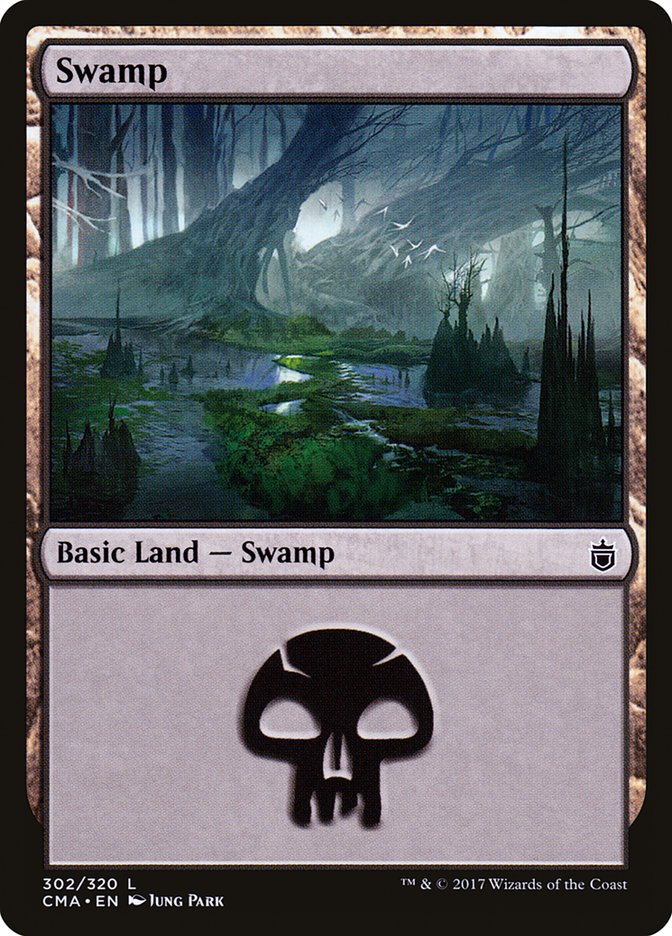 Swamp (302) [Commander Anthology] MTG Single Magic: The Gathering | Red Claw Gaming