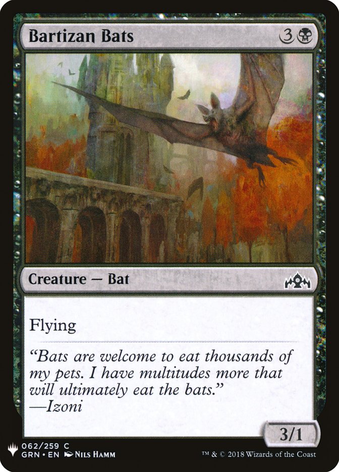 Bartizan Bats [Mystery Booster] MTG Single Magic: The Gathering | Red Claw Gaming