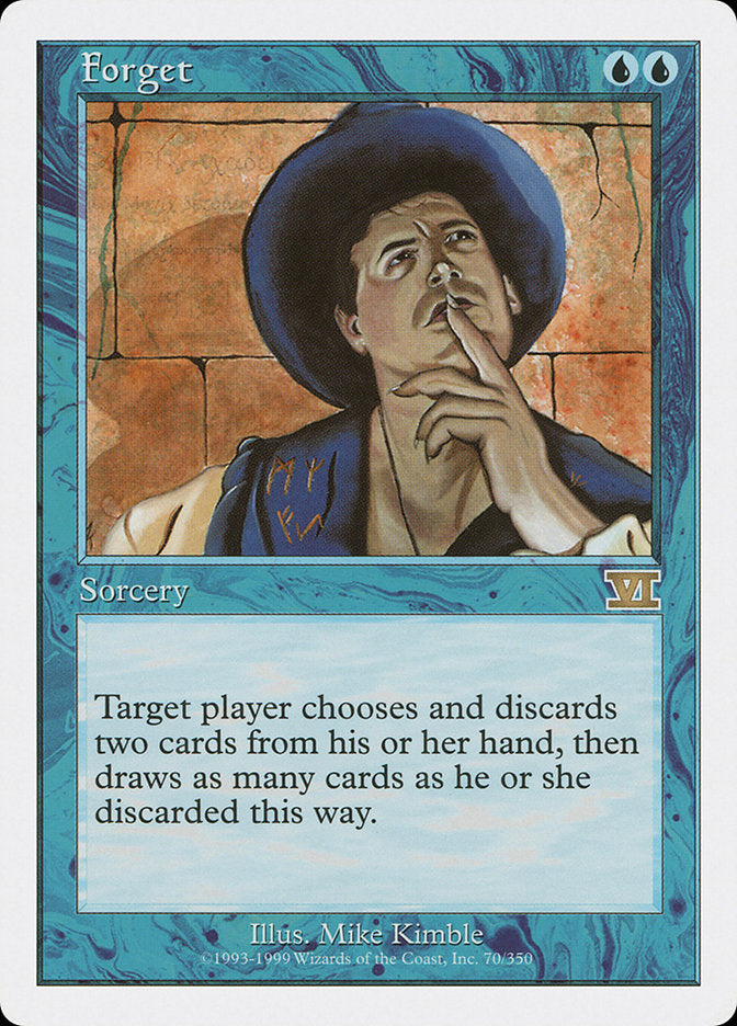 Forget [Classic Sixth Edition] MTG Single Magic: The Gathering | Red Claw Gaming