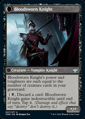 Bloodsworn Squire // Bloodsworn Knight [Innistrad: Crimson Vow] MTG Single Magic: The Gathering | Red Claw Gaming