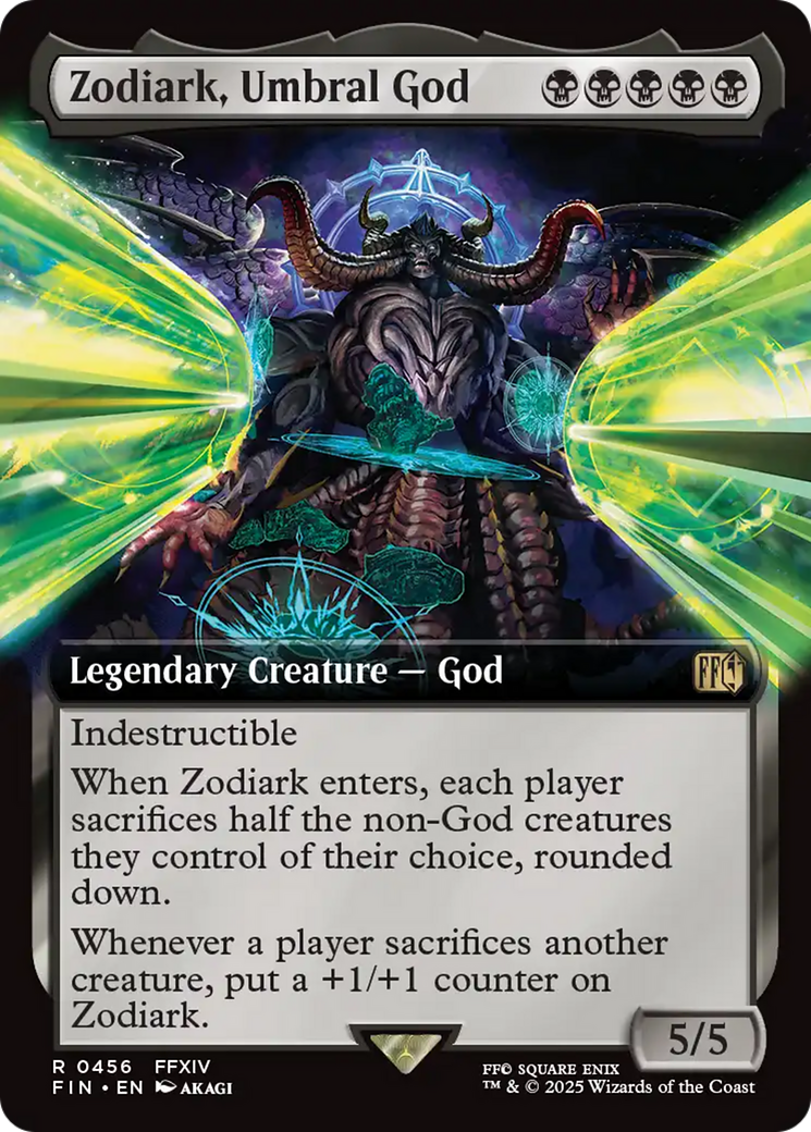Zodiark, Umbral God (Extended Art) [FINAL FANTASY] MTG Single Magic: The Gathering | Red Claw Gaming
