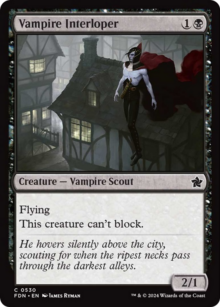 Vampire Interloper [Foundations] MTG Single Magic: The Gathering | Red Claw Gaming