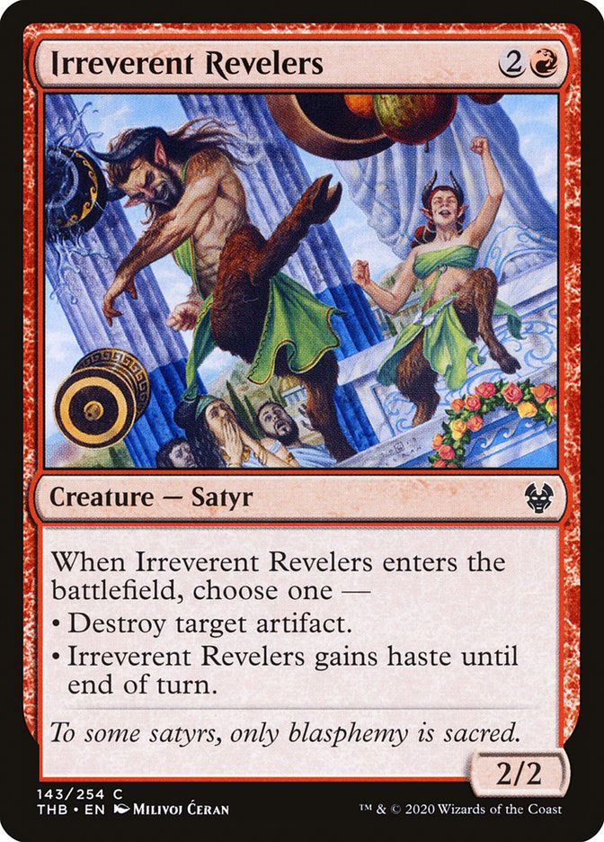 Irreverent Revelers [Theros Beyond Death] MTG Single Magic: The Gathering | Red Claw Gaming