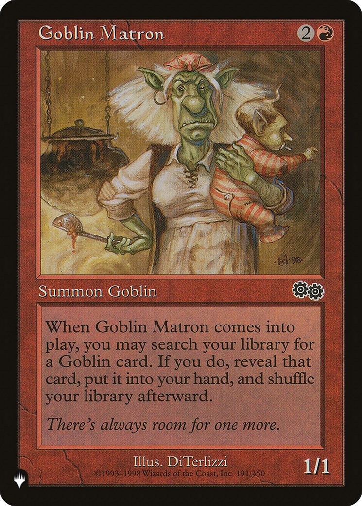 Goblin Matron (USG) [The List] MTG Single Magic: The Gathering | Red Claw Gaming